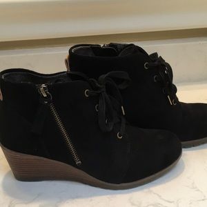 Dr Scholls lace/zip of heels